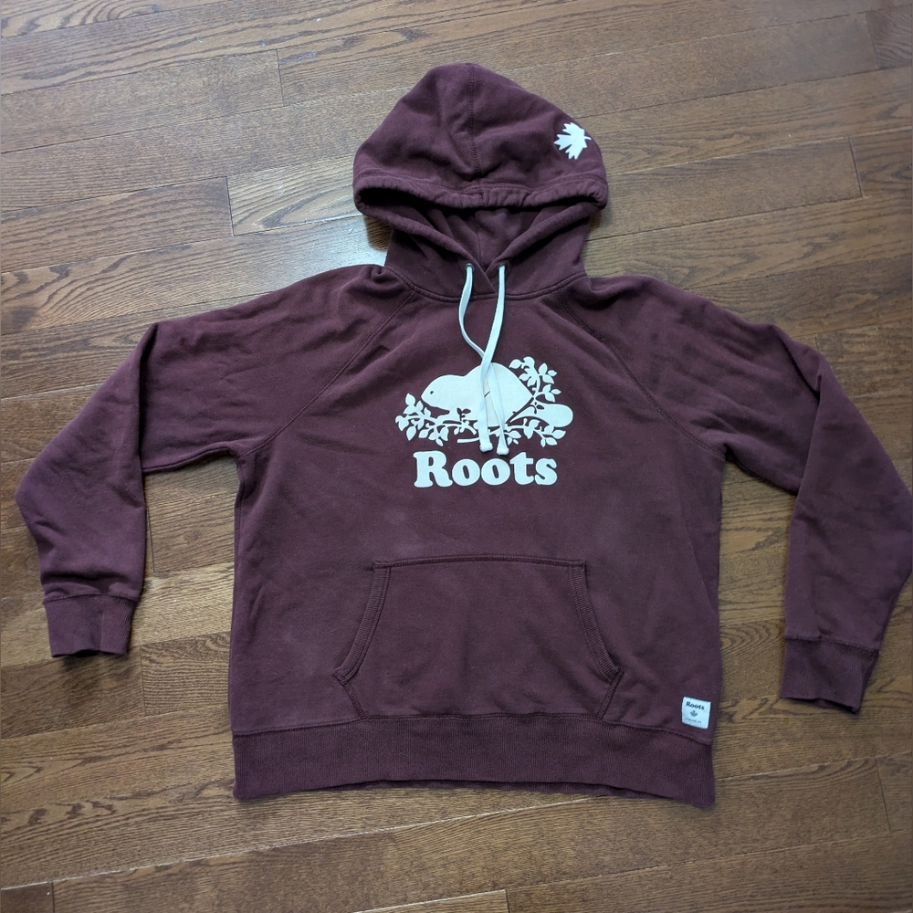 Roots Burgundy Hoodie